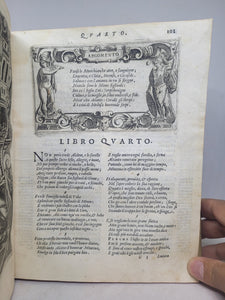 Le Metamorfosi di Ovidio Ridotte da Gio Andrea dell'Anguillara, 1584. With Several Pages of Text Supplemented by an Early Hand