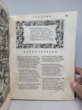 Load image into Gallery viewer, Le Metamorfosi di Ovidio Ridotte da Gio Andrea dell&#39;Anguillara, 1584. With Several Pages of Text Supplemented by an Early Hand