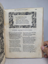 Load image into Gallery viewer, Le Metamorfosi di Ovidio Ridotte da Gio Andrea dell&#39;Anguillara, 1584. With Several Pages of Text Supplemented by an Early Hand