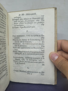 Memoires de Mr. Molesworth: dans lesquels on voit l'état du royaume de Danemark, tel qu'il étoit l'an 1692, 1697