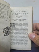Load image into Gallery viewer, Valerii Maximi Dictorum Factorumque Memorabilium Libri IX, 1671