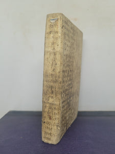 Directorium Confessariorum, 1690. Bound in 15th Century Manuscript Waste