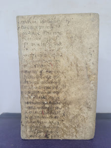 Directorium Confessariorum, 1690. Bound in 15th Century Manuscript Waste