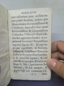 Directorium Confessariorum, 1690. Bound in 15th Century Manuscript Waste