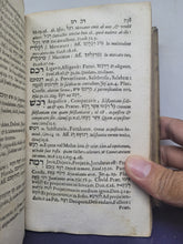 Load image into Gallery viewer, Johannis BuxtorfI lexicon Hebraicum et Chaldaicum: complectens omnes voces, tam primas quam derivatas, quae in Sacris Bibliis, Hebraea, &amp; ex parte Chaldaea lingua scriptis, 1663