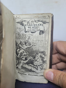 Cl. Claudiani Quae Exstant, 1688