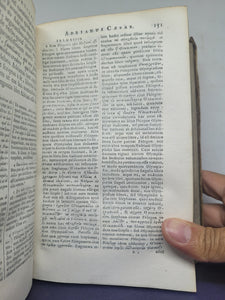 Historiae Augustae Scriptores VI. Aelius Spartianus, 1671. Volume I of II