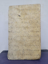 Load image into Gallery viewer, Principes de la Langue Latine, distribués selon leur ordre naturel, 1782. Bound in 18th Century Manuscript Waste