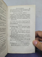 Load image into Gallery viewer, Principes de la Langue Latine, distribués selon leur ordre naturel, 1782. Bound in 18th Century Manuscript Waste