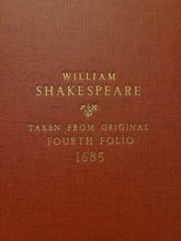 Load image into Gallery viewer, Pericles, and The London Prodigal, Two Plays Extracted from the Fourth Folio of Shakespeare, 1685. Beautifully Bound in Half Tooled Morocco Leather and Cloth
