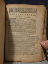 Load image into Gallery viewer, The Holy Bible, Containing the Old Testament and the New: Newly Translated Out of the Originall Tongues, and With the Former Translations Diligently Compared and Revised. By his Majesties Special Commandement, 1633. Old Testament and Apocrypha Only