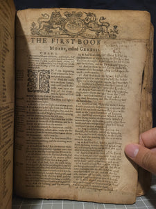 The Holy Bible, Containing the Old Testament and the New: Newly Translated Out of the Originall Tongues, and With the Former Translations Diligently Compared and Revised. By his Majesties Special Commandement, 1633. Old Testament and Apocrypha Only