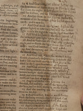 Load image into Gallery viewer, The Holy Bible, Containing the Old Testament and the New: Newly Translated Out of the Originall Tongues, and With the Former Translations Diligently Compared and Revised. By his Majesties Special Commandement, 1633. Old Testament and Apocrypha Only
