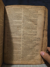 Load image into Gallery viewer, The Holy Bible, Containing the Old Testament and the New: Newly Translated Out of the Originall Tongues, and With the Former Translations Diligently Compared and Revised. By his Majesties Special Commandement, 1633. Old Testament and Apocrypha Only