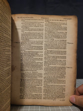 Load image into Gallery viewer, The Holy Bible, Containing the Old Testament and the New: Newly Translated Out of the Originall Tongues, and With the Former Translations Diligently Compared and Revised. By his Majesties Special Commandement, 1633. Old Testament and Apocrypha Only