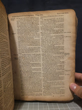 Load image into Gallery viewer, The Holy Bible, Containing the Old Testament and the New: Newly Translated Out of the Originall Tongues, and With the Former Translations Diligently Compared and Revised. By his Majesties Special Commandement, 1633. Old Testament and Apocrypha Only