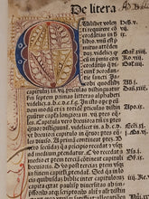 Load image into Gallery viewer, Concordantiae Bibliorum, 1485. Koberger Concordance with a Beautiful 11-Line Pen and Ink Initial, and Occasional Rubrication. Exceedingly Rare at Auction, and bearing the provenance of Windberg Abbey