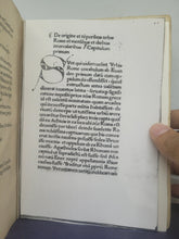 Load image into Gallery viewer, Polyhistor, sive De Mirabilibus Mundi, sive Collectanea Rerum Memorabilium, 1474-1475. Wonders of the World, with An Illuminated Opening