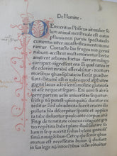 Load image into Gallery viewer, Polyhistor, sive De Mirabilibus Mundi, sive Collectanea Rerum Memorabilium, 1474-1475. Wonders of the World, with An Illuminated Opening