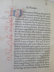 Polyhistor, sive De Mirabilibus Mundi, sive Collectanea Rerum Memorabilium, 1474-1475. Wonders of the World, with An Illuminated Opening