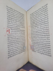 Polyhistor, sive De Mirabilibus Mundi, sive Collectanea Rerum Memorabilium, 1474-1475. Wonders of the World, with An Illuminated Opening