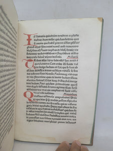 Epistola ad Cyrillum de magnificentiis Hieronymi; With; Epistola ad Augustinum de miraculis Hieronymi; With; Epistola ad Susannam lapsam et ad Heliodorum, Circa 1470. Early Trio of Tracts with Pseudo Attributions