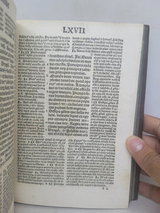 Psalterium Beati Brunonsis Episcopus Herbipolensis, 1497. Containing the Only Known Surviving Work of Saint Bruno, Bishop of Würzburg