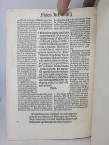 Psalterium Beati Brunonsis Episcopus Herbipolensis, 1497. Containing the Only Known Surviving Work of Saint Bruno, Bishop of Würzburg