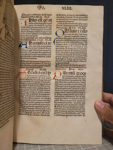 Opuscula, 1489. The Collected Short Works of Saint Augustine, Including his Famed Confessions and Meditations, all Rubricated, and Heavily Annotated Throughout
