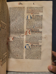 Opuscula, 1489. The Collected Short Works of Saint Augustine, Including his Famed Confessions and Meditations, all Rubricated, and Heavily Annotated Throughout