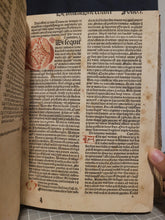 Load image into Gallery viewer, Opera: Sermones, Epistolae et alia Opuscula, 1494. The Complete Works of Kempis Including His Imitation of Christ and Meditations on the Incarnation of Christ, Nicely Rubricated