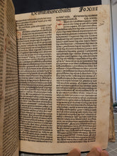 Load image into Gallery viewer, Opera: Sermones, Epistolae et alia Opuscula, 1494. The Complete Works of Kempis Including His Imitation of Christ and Meditations on the Incarnation of Christ, Nicely Rubricated