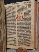 Load image into Gallery viewer, Opera: Sermones, Epistolae et alia Opuscula, 1494. The Complete Works of Kempis Including His Imitation of Christ and Meditations on the Incarnation of Christ, Nicely Rubricated