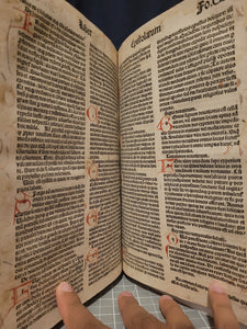 Opera: Sermones, Epistolae et alia Opuscula, 1494. The Complete Works of Kempis Including His Imitation of Christ and Meditations on the Incarnation of Christ, Nicely Rubricated