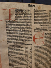 Load image into Gallery viewer, Opera: Sermones, Epistolae et alia Opuscula, 1494. The Complete Works of Kempis Including His Imitation of Christ and Meditations on the Incarnation of Christ, Nicely Rubricated