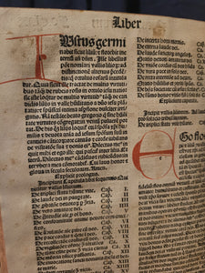 Opera: Sermones, Epistolae et alia Opuscula, 1494. The Complete Works of Kempis Including His Imitation of Christ and Meditations on the Incarnation of Christ, Nicely Rubricated