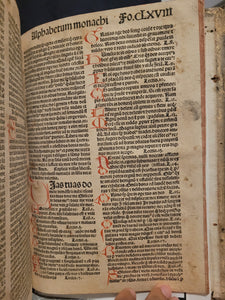 Opera: Sermones, Epistolae et alia Opuscula, 1494. The Complete Works of Kempis Including His Imitation of Christ and Meditations on the Incarnation of Christ, Nicely Rubricated