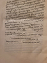 Load image into Gallery viewer, De Mysteriis Aegyptiorum, Chaldaeorum, Assyriorum. Tr: Marsilius Ficinus. Add: Proclus: In Platonicum Alcibiadem; De sacrificio et magia; Porphyrius: De divinis et daemonibus... Psellus: De daemonibus…, 1497. The First Aldine Iamblichus
