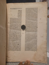 Load image into Gallery viewer, Super I et II Decretalium, 1489. Volume 2 of 2. Extraordinarily Rare, and With 12th Century Manuscript Waste with Neumes