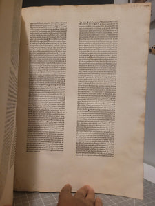 Super I et II Decretalium, 1489. Volume 2 of 2. Extraordinarily Rare, and With 12th Century Manuscript Waste with Neumes