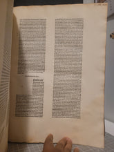 Load image into Gallery viewer, Super I et II Decretalium, 1489. Volume 2 of 2. Extraordinarily Rare, and With 12th Century Manuscript Waste with Neumes