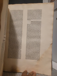 Super I et II Decretalium, 1489. Volume 2 of 2. Extraordinarily Rare, and With 12th Century Manuscript Waste with Neumes