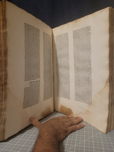 Super I et II Decretalium, 1489. Volume 2 of 2. Extraordinarily Rare, and With 12th Century Manuscript Waste with Neumes