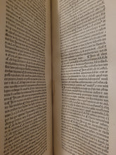 Load image into Gallery viewer, Super I et II Decretalium, 1489. Volume 2 of 2. Extraordinarily Rare, and With 12th Century Manuscript Waste with Neumes