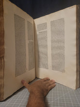 Load image into Gallery viewer, Super I et II Decretalium, 1489. Volume 2 of 2. Extraordinarily Rare, and With 12th Century Manuscript Waste with Neumes