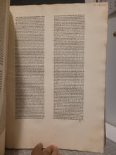 Load image into Gallery viewer, Super I et II Decretalium, 1489. Volume 2 of 2. Extraordinarily Rare, and With 12th Century Manuscript Waste with Neumes