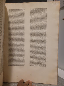Super I et II Decretalium, 1489. Volume 2 of 2. Extraordinarily Rare, and With 12th Century Manuscript Waste with Neumes