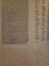 Load image into Gallery viewer, Super I et II Decretalium, 1489. Volume 2 of 2. Extraordinarily Rare, and With 12th Century Manuscript Waste with Neumes