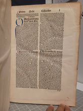 Load image into Gallery viewer, Summa Theologica, 1496. Volume II of III in Two Tomes. Aquinas’s Masterpiece, Rubricated and in Original Boards