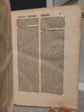 Load image into Gallery viewer, Summa Theologica, 1496. Volume II of III in Two Tomes. Aquinas’s Masterpiece, Rubricated and in Original Boards